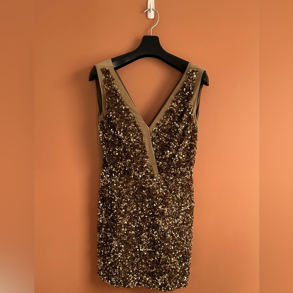 STELLA MCCARTNEY MINI SEQUINS DRESS